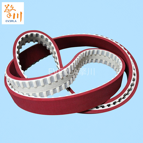 表面加紅膠底面開槽<a href='http://www.solarscope.net/' target='_blank'><u>同步帶</u></a>