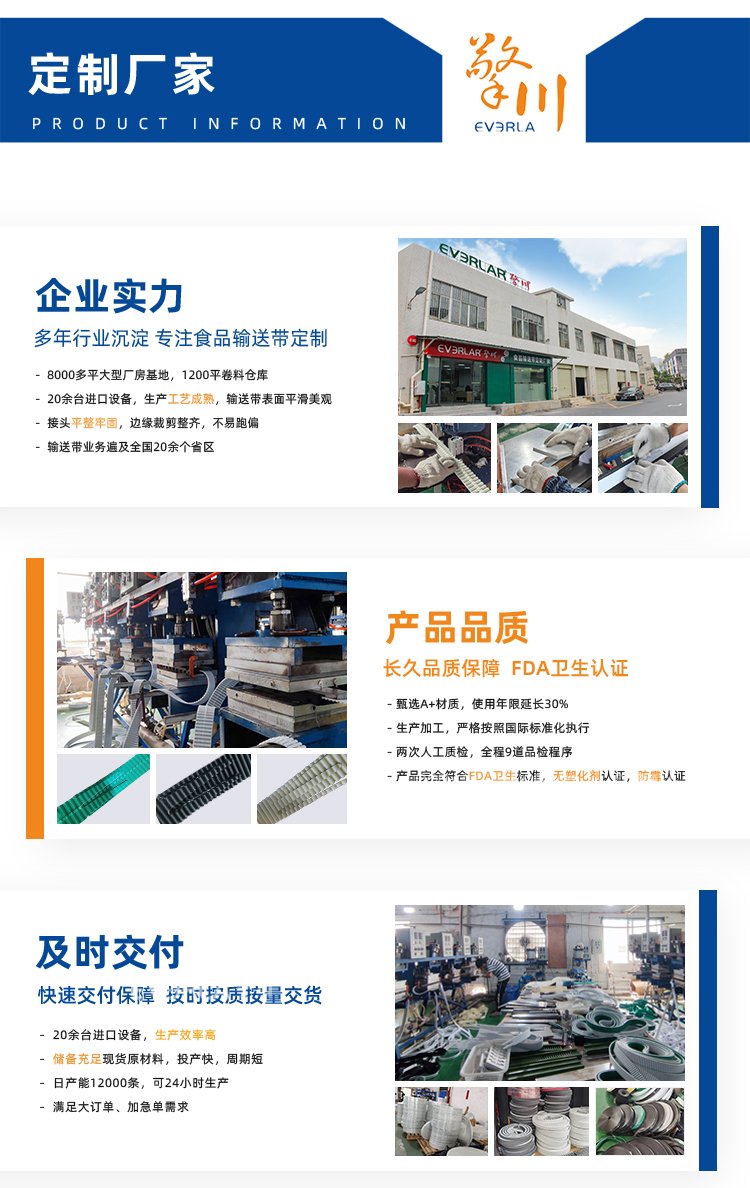 黑色PU同步帶表面硫化白色硅膠