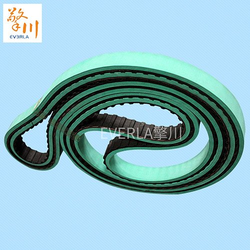 淺綠橡膠同步帶：自動化包裝機械皮帶適配